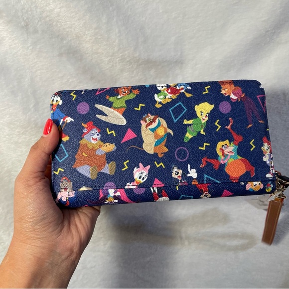 Disney Afternoon Dooney & Bourke Wristlet Wallet by Cortney Williams 90s - Picture 8 of 10